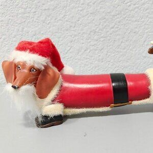 Westland Hot Diggity Dog dachshund Santa Weiner
